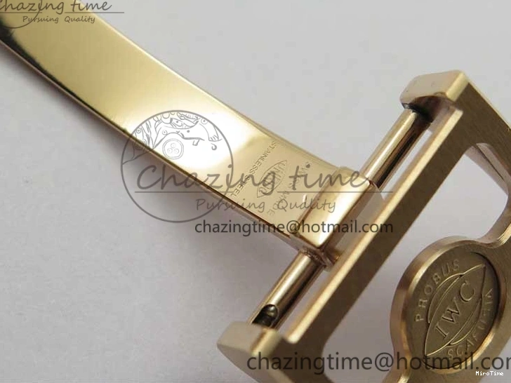 MIROTIME 0427 Elegant Portugieser Perpetual Calendar IW503302 RG V9F 1:1 Best Edition Gray Dial on Black Leather Strap A 7096